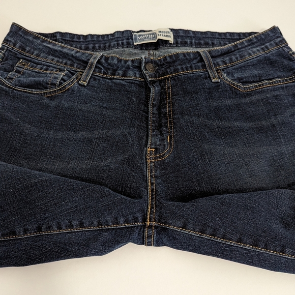 Levi's Strause and Co. Signature Modern Straight Denim Jeans Women's Size 16 S - Picture 7 of 9